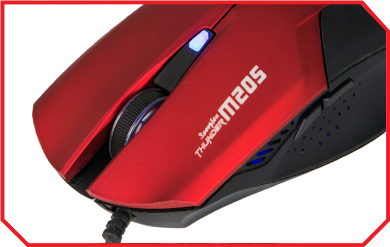 Mouse Gaming M205 RED