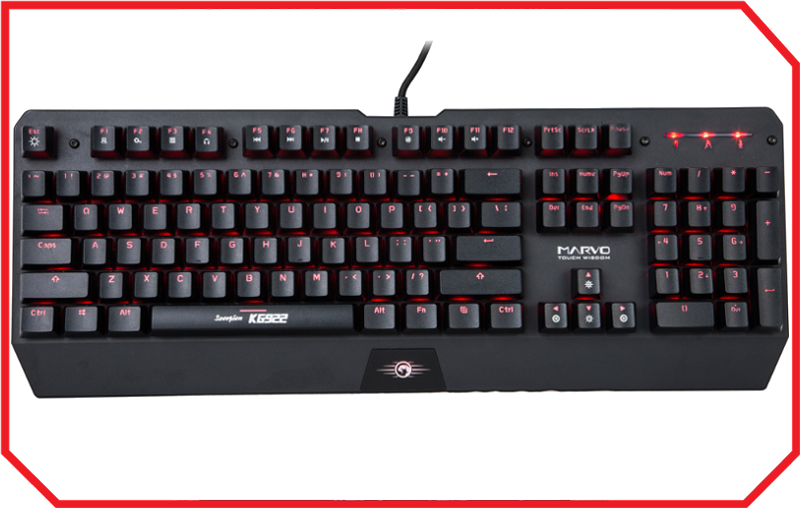Tastatura Gaming KG922 RED
