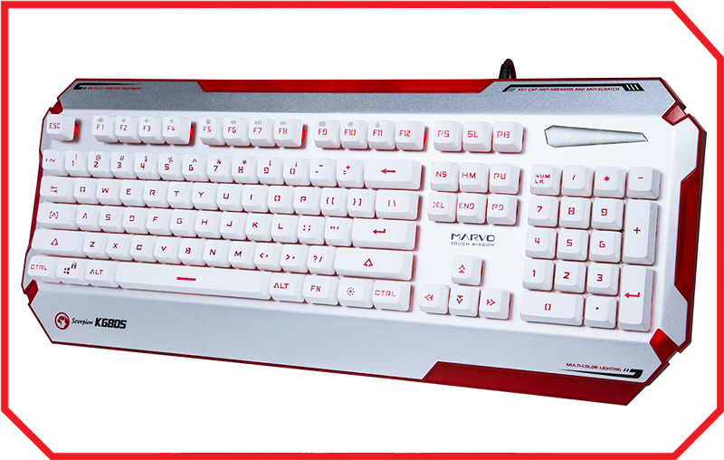 Tastatura Gaming KG805 WHITE